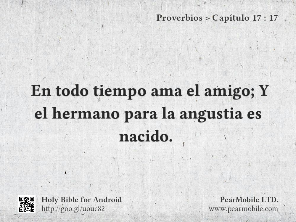 Proverbios, Capítulo 17:17